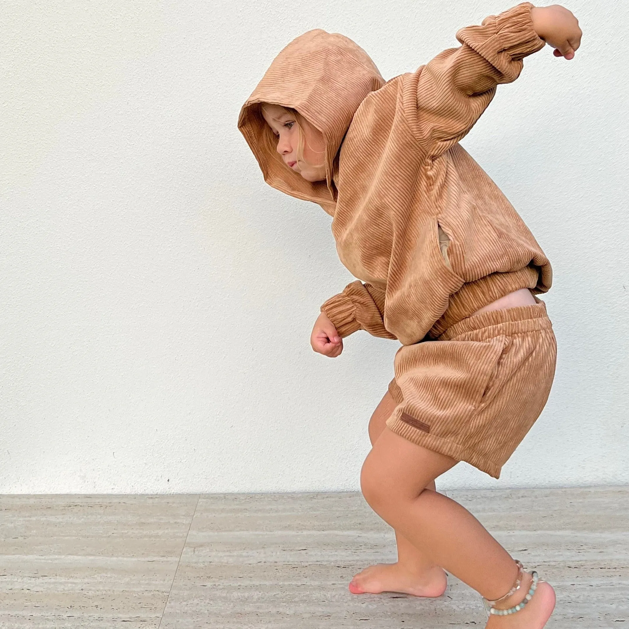 Shoreline corduroy hoodie set