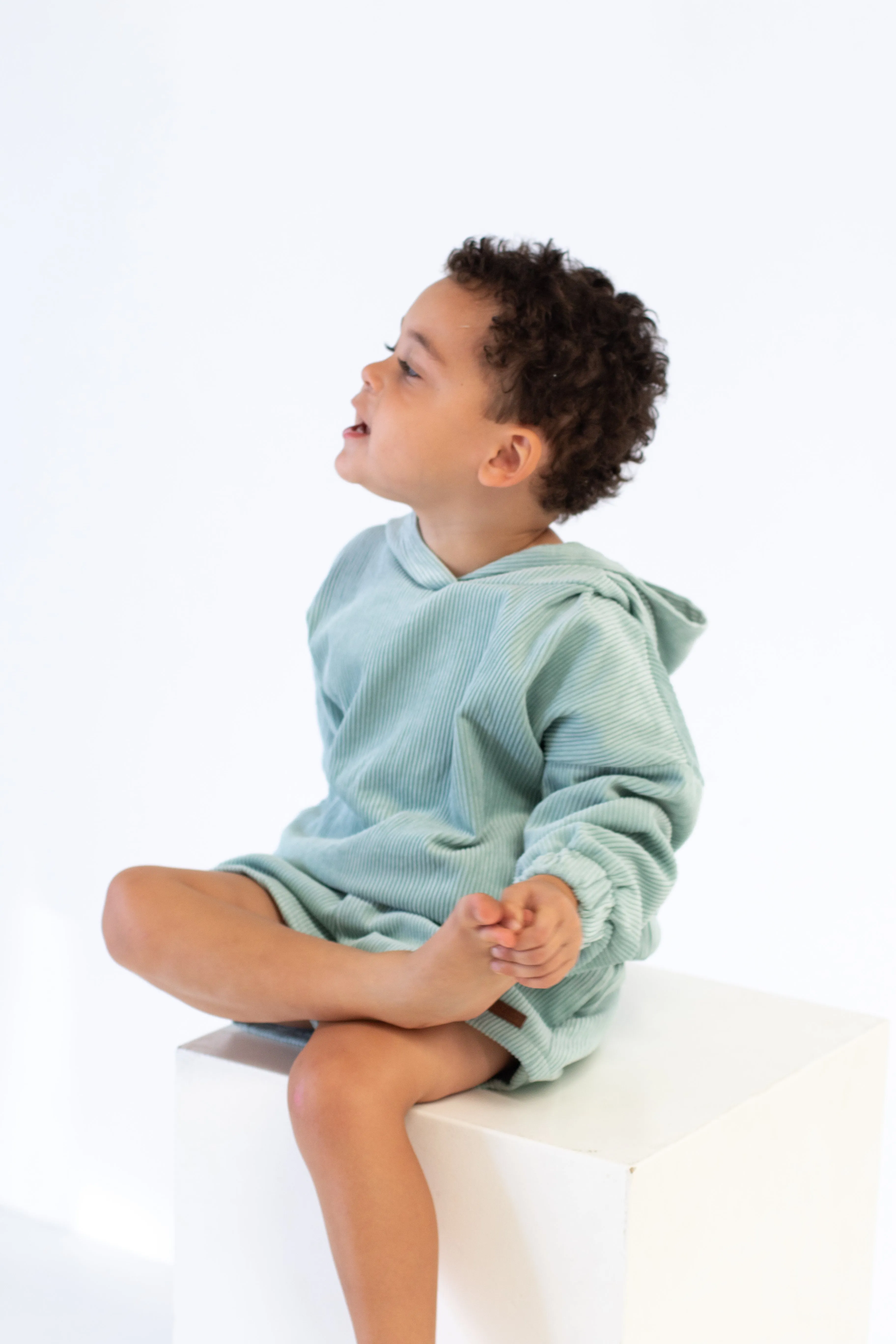 Shoreline corduroy hoodie set