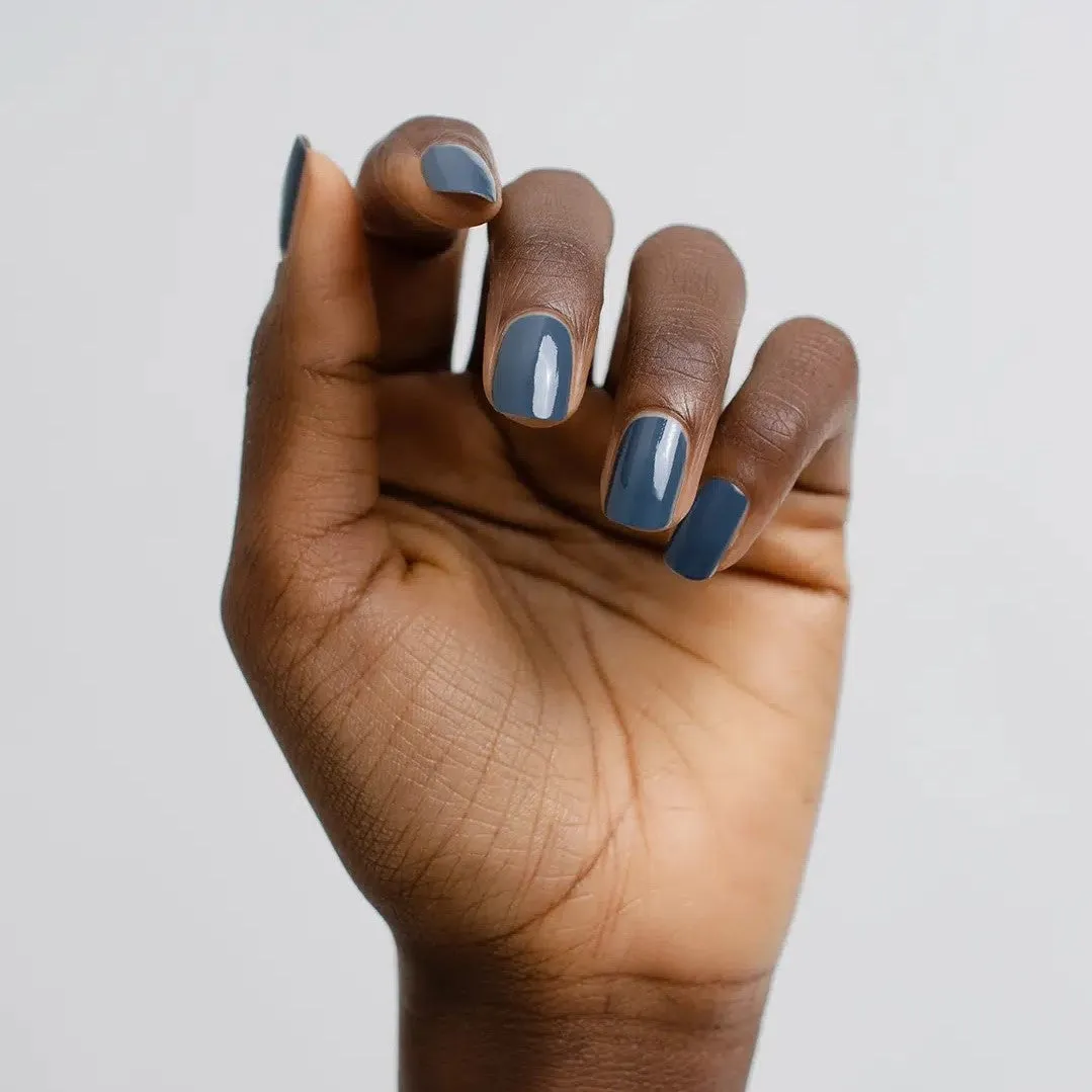 Sienna Nail Polish | CELESTE ~ Blue-Grey Granite