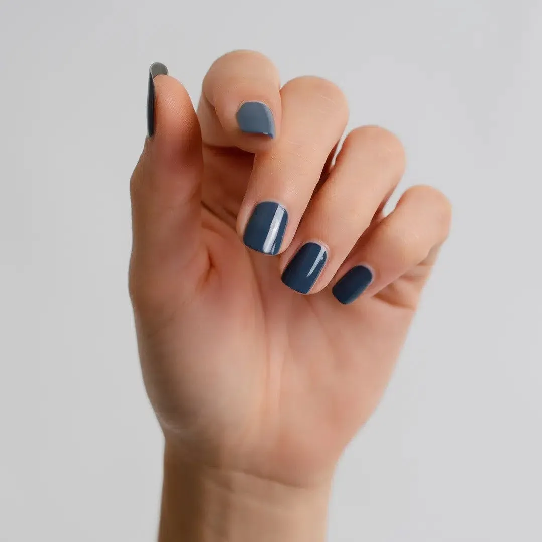 Sienna Nail Polish | CELESTE ~ Blue-Grey Granite