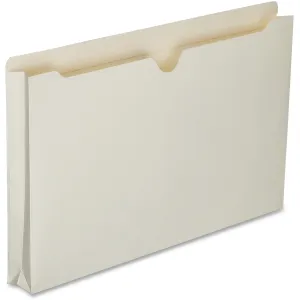 SKILCRAFT Straight Tab Cut Legal Recycled File Jacket