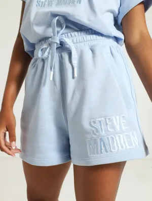 Skylar Jogger Shorts - Light Blue