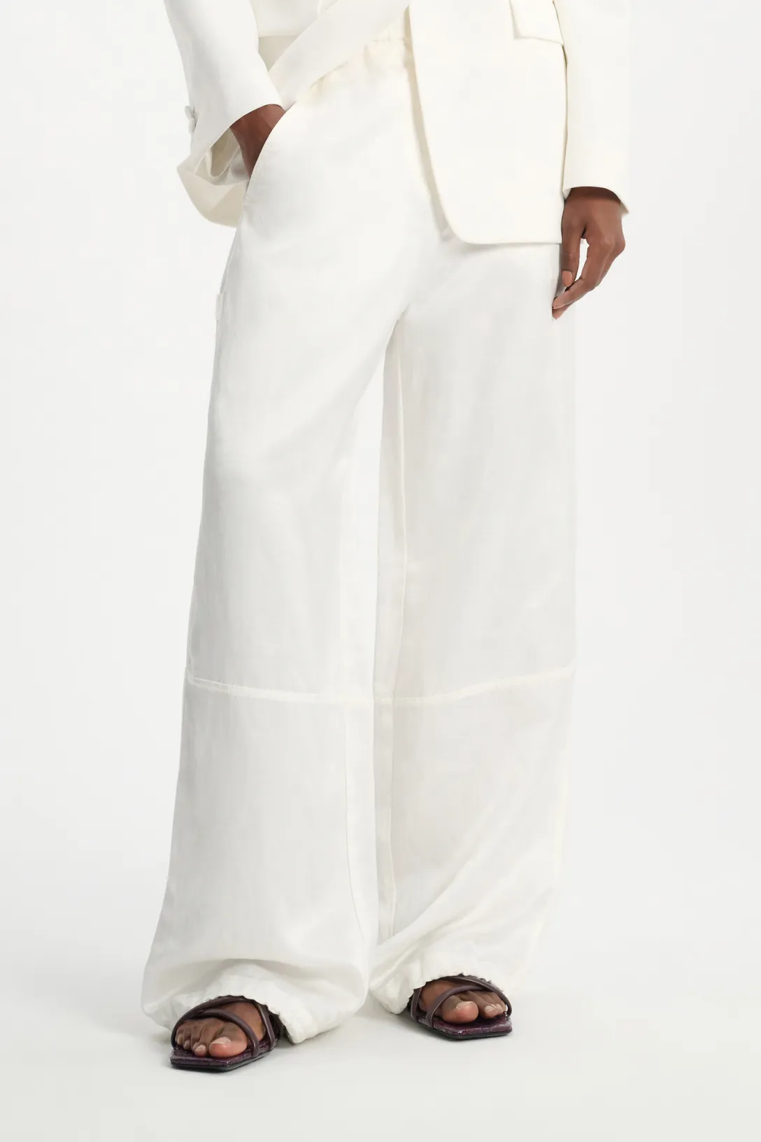 Slouchy Coolness Pants | Light Cream
