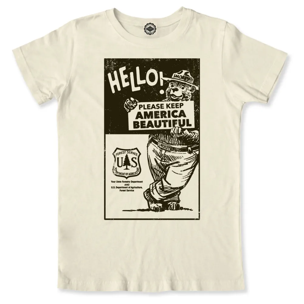 Smokey Bear "Please Keep America Beautiful" Kid's Tee