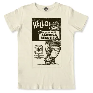 Smokey Bear "Please Keep America Beautiful" Kid's Tee