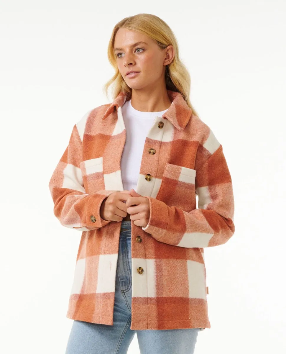 Soleil Check Shacket