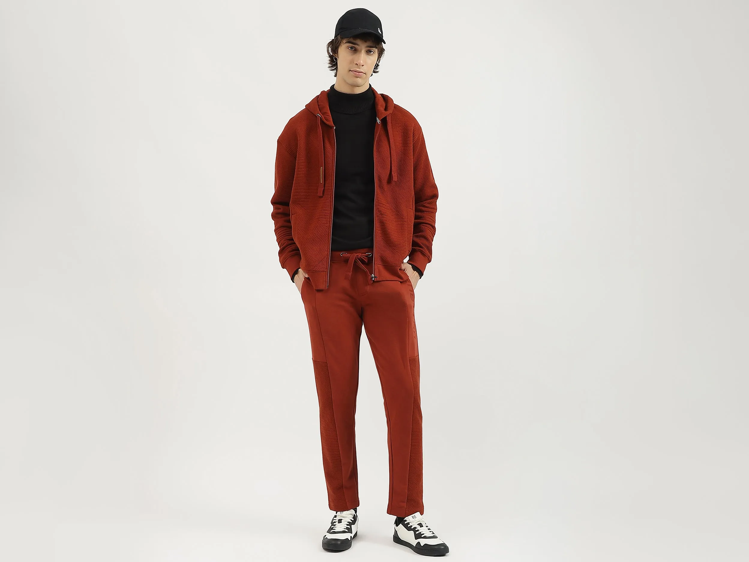 Solid Baggy Fit Sweatpants