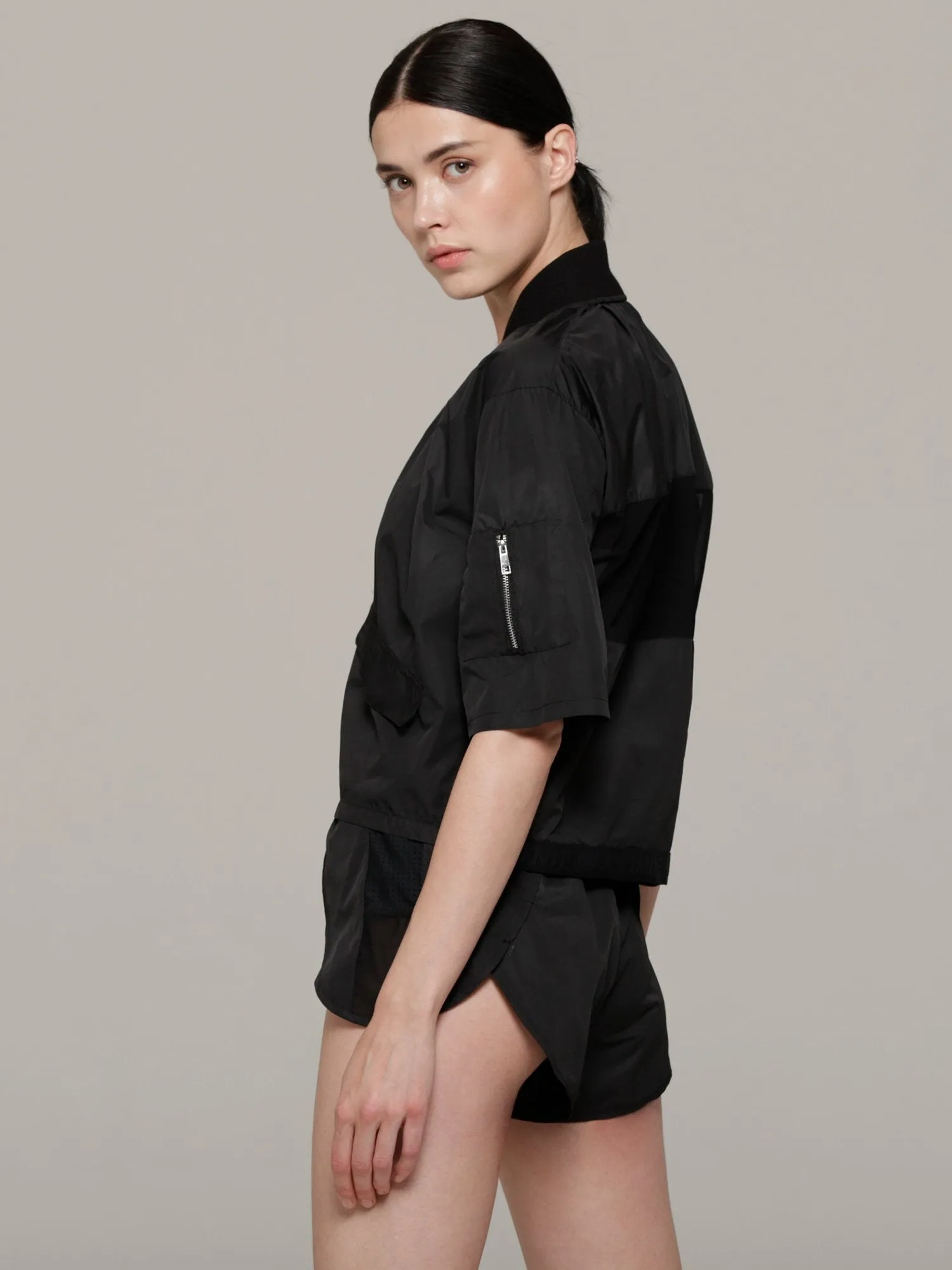 SOLSTICE JACKET, BLACK/BLACK MESH