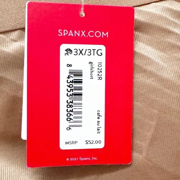 SPANX Girl Shorts in Cafe Au Lait