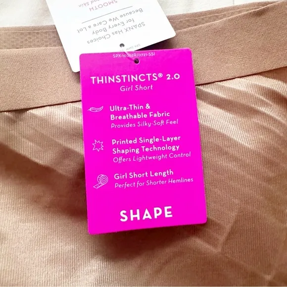 SPANX Girl Shorts in Cafe Au Lait
