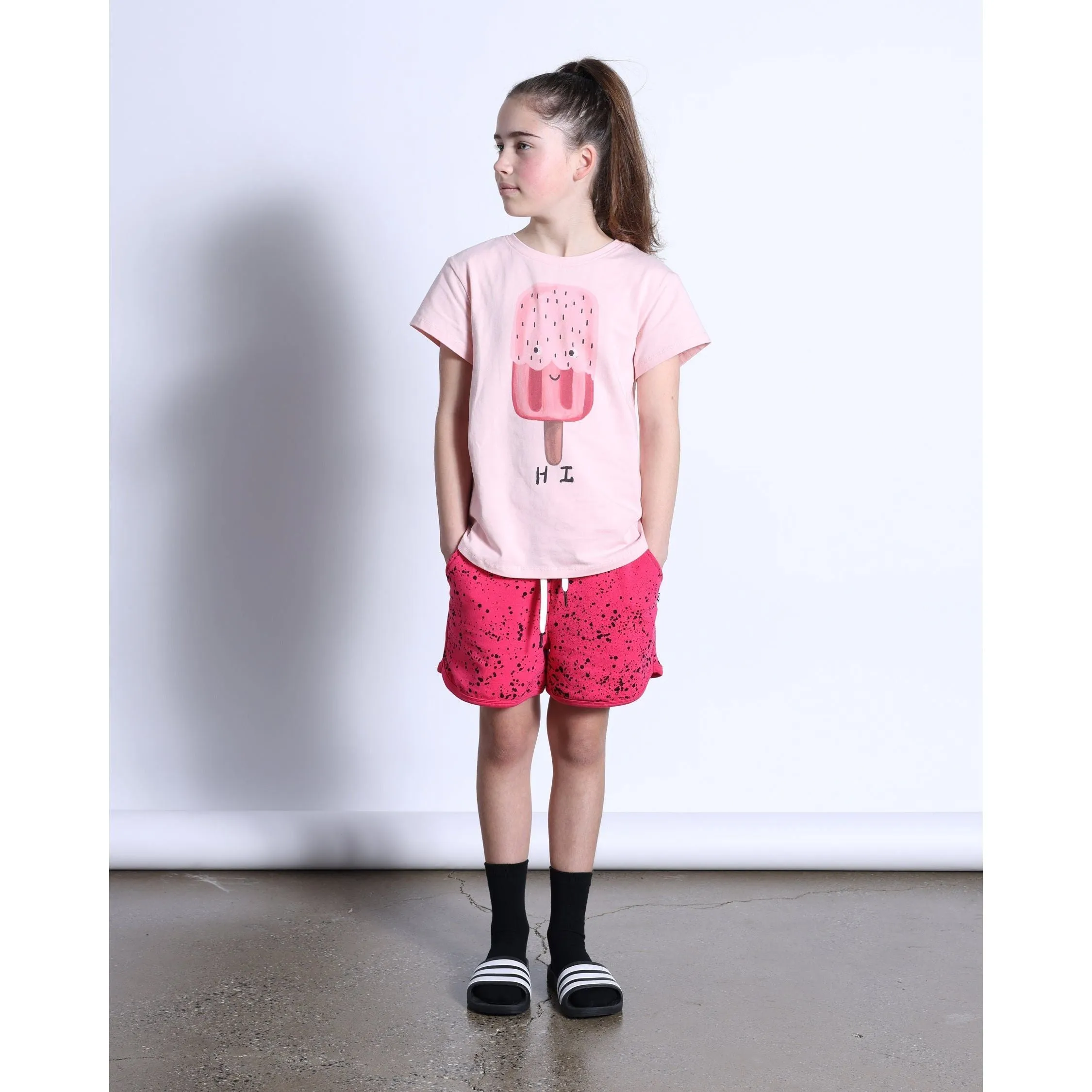 Speckle Short- Pink