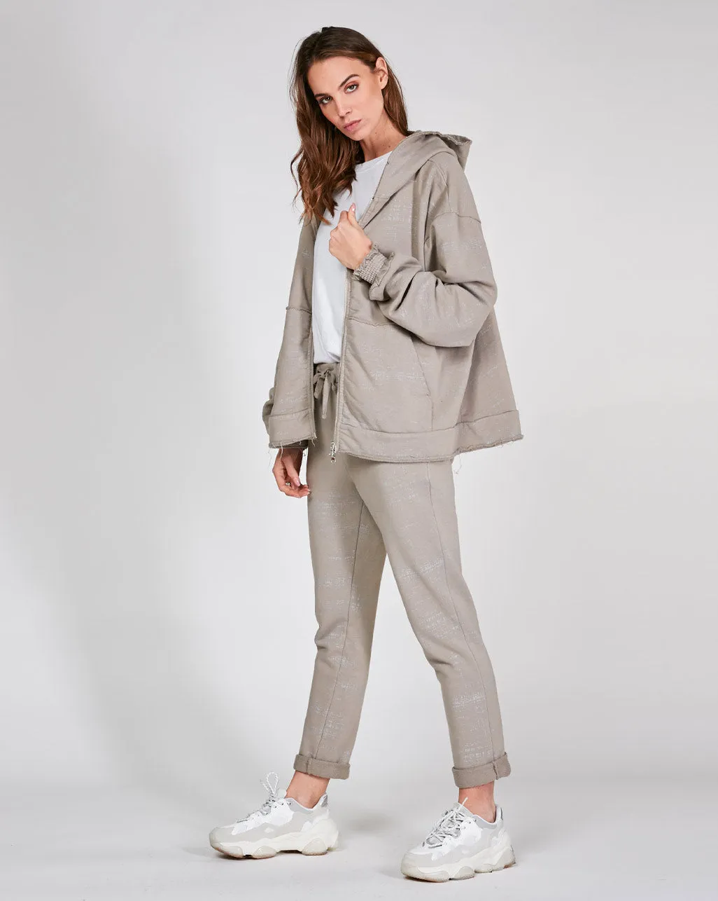 Static Drawstring Elastic Sweatpant