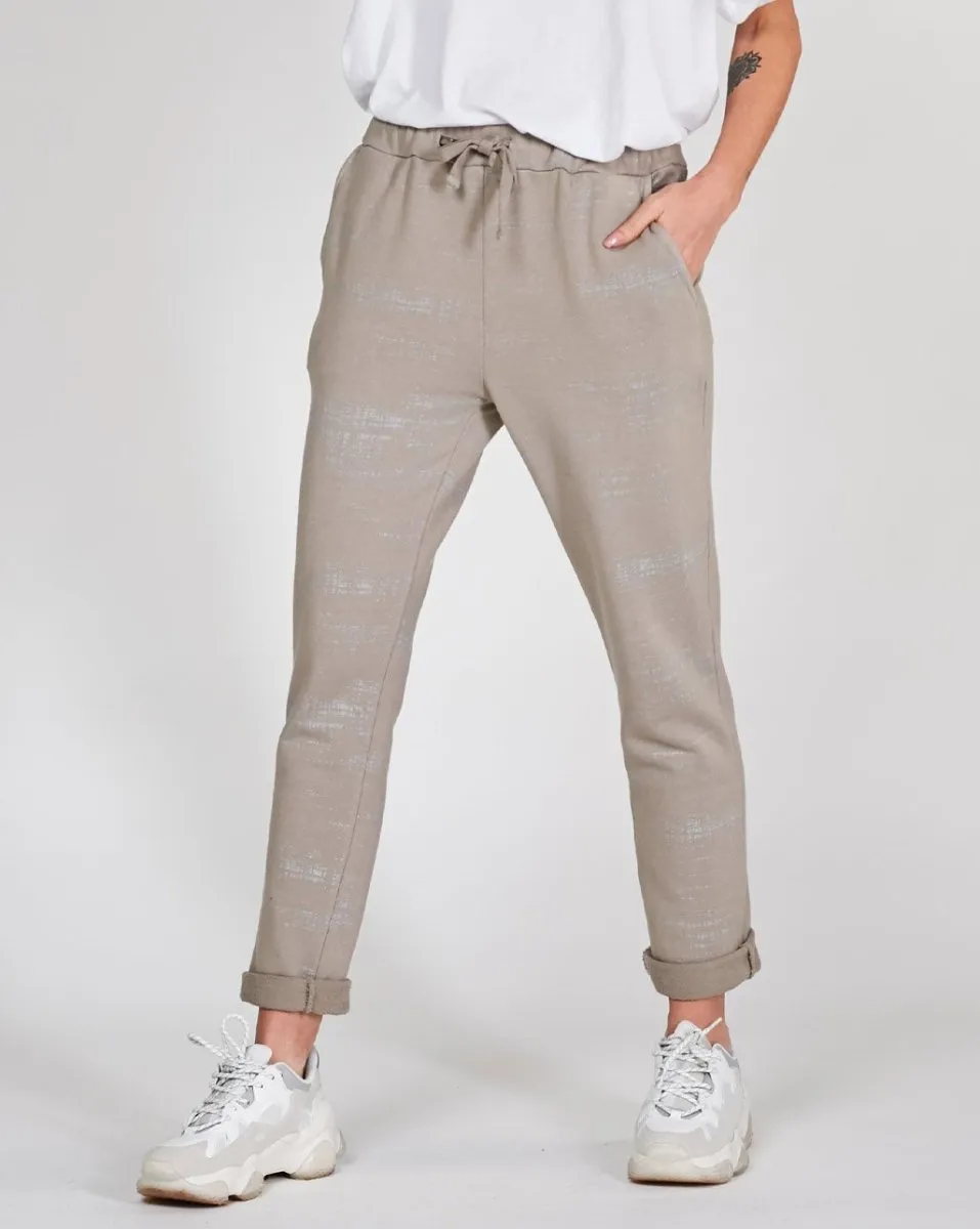 Static Drawstring Elastic Sweatpant
