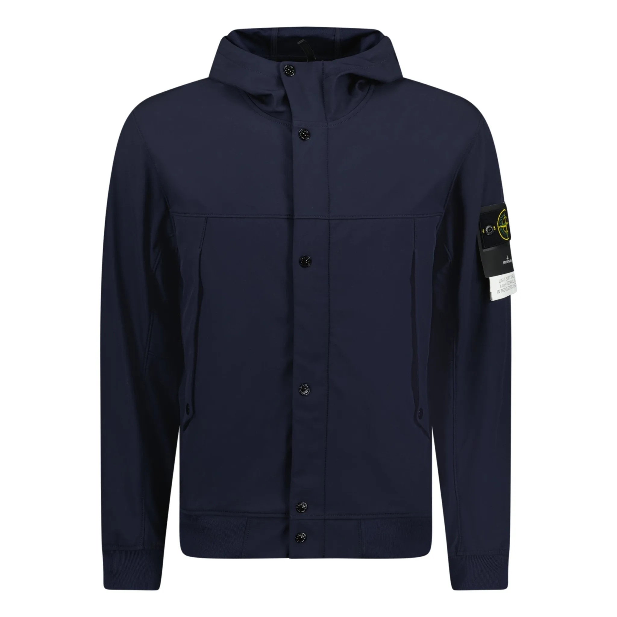 STONE ISLAND LIGHT SOFT SHELL-R JACKET NAVY