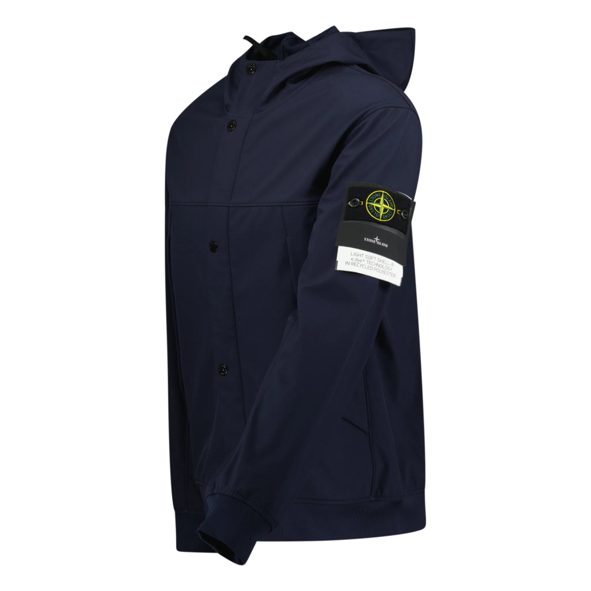 STONE ISLAND LIGHT SOFT SHELL-R JACKET NAVY