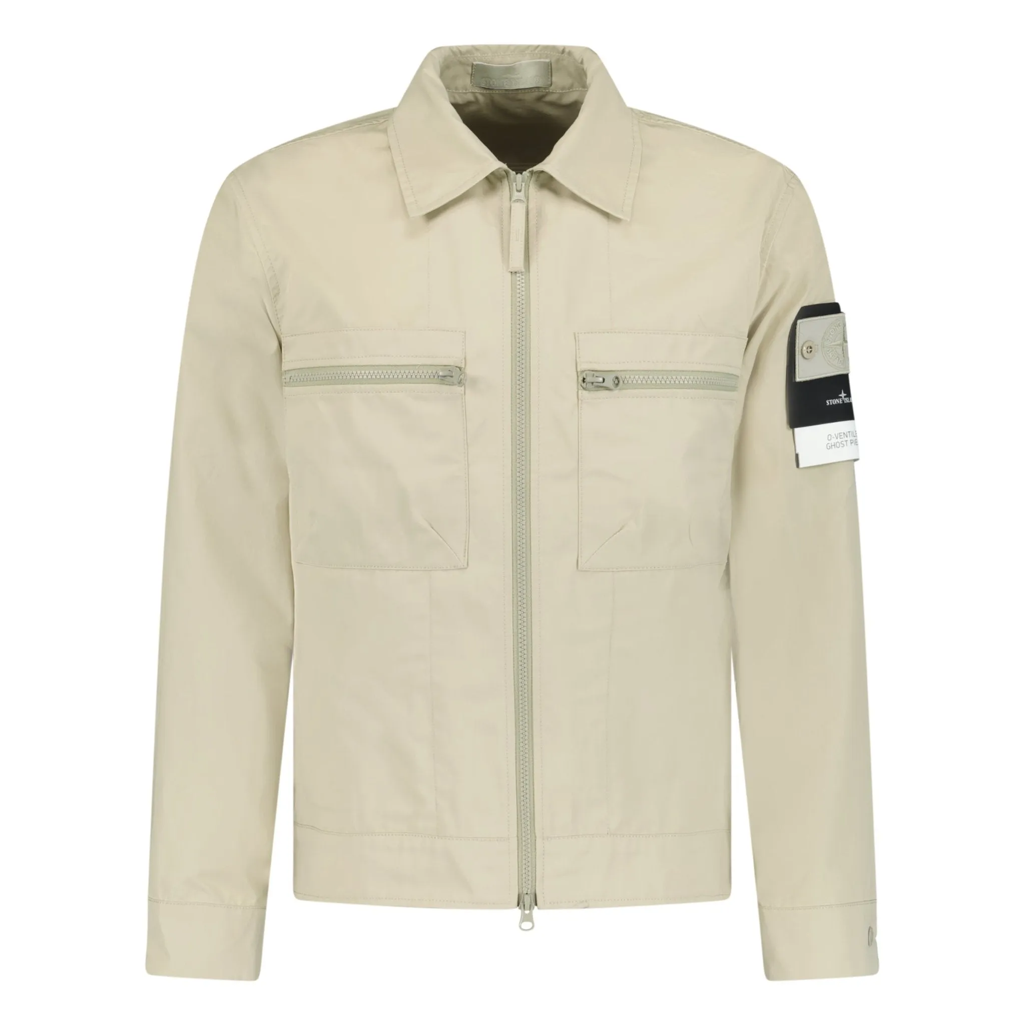STONE ISLAND O-VENTILE GHOST PIECE JACKET BEIGE