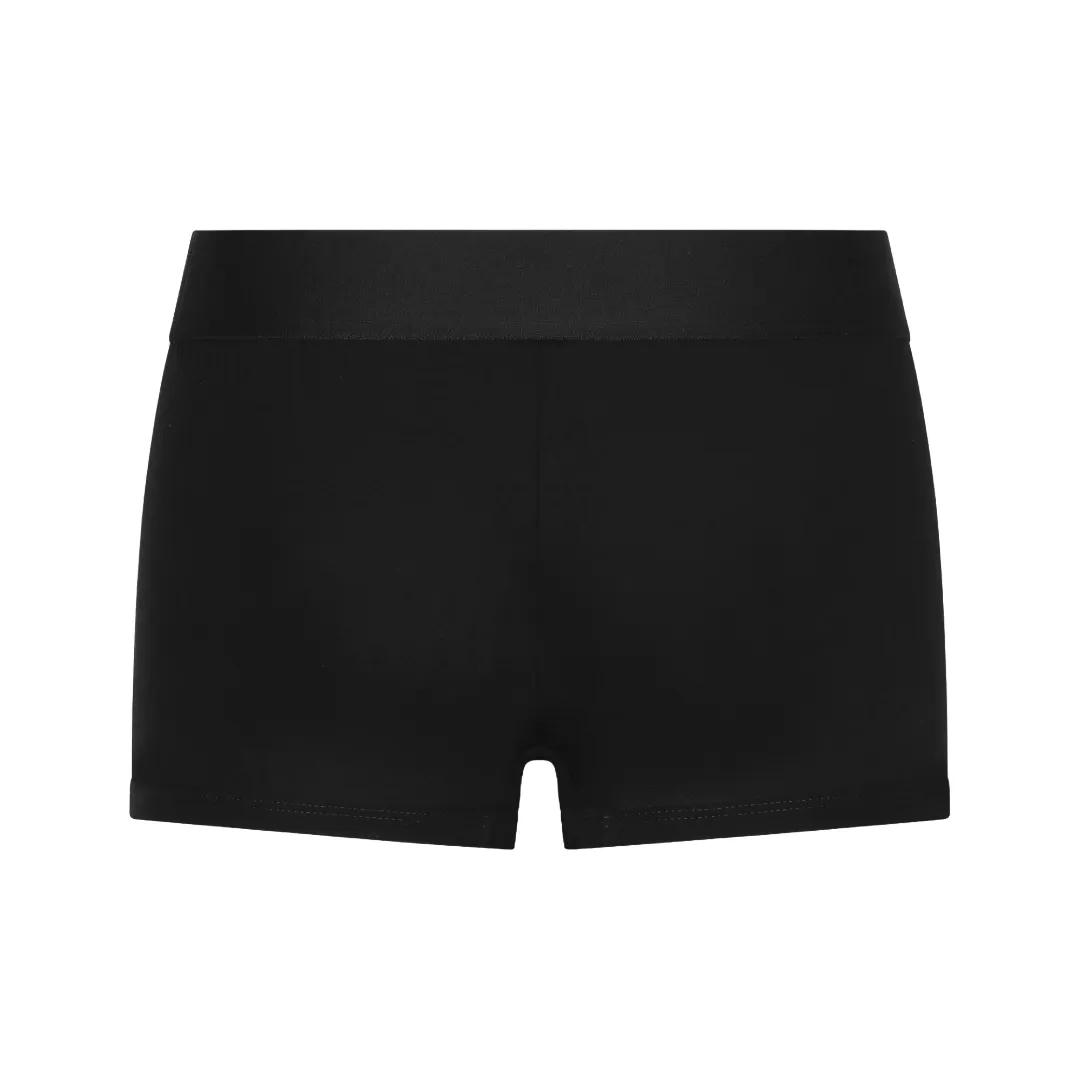 STRETCH COTTON REGULAR-FIT BOXERS BLACK