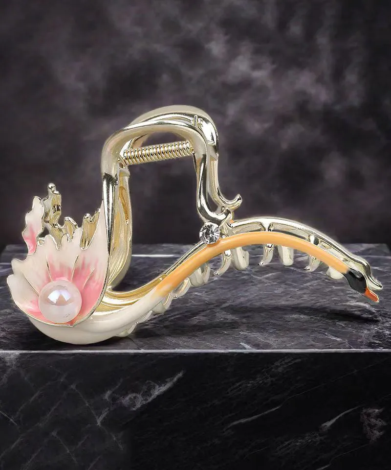 Stylish Alloy Drip Glaze Pearl Hairpin