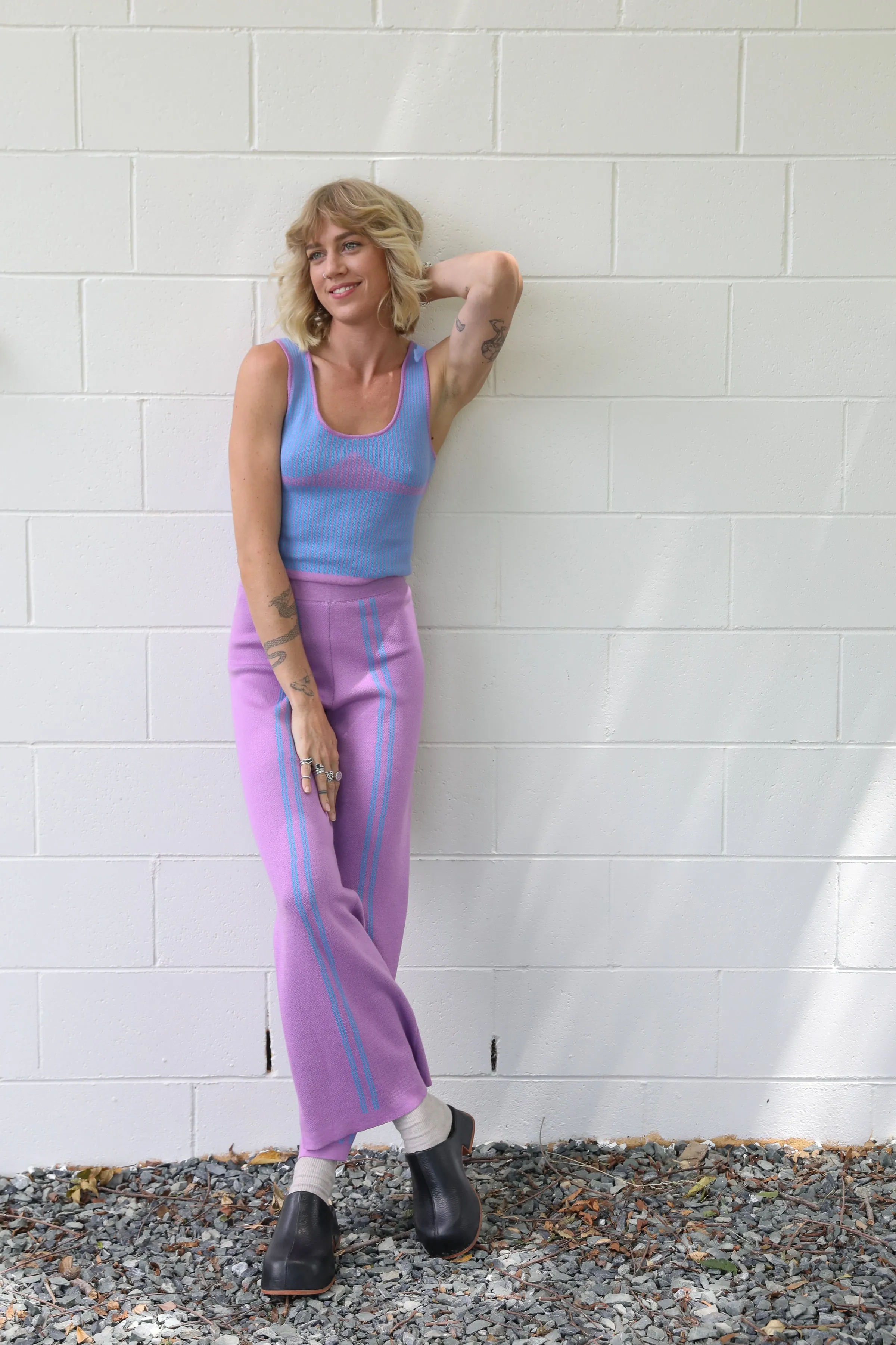 SUKI TOP - PURPLE SKY