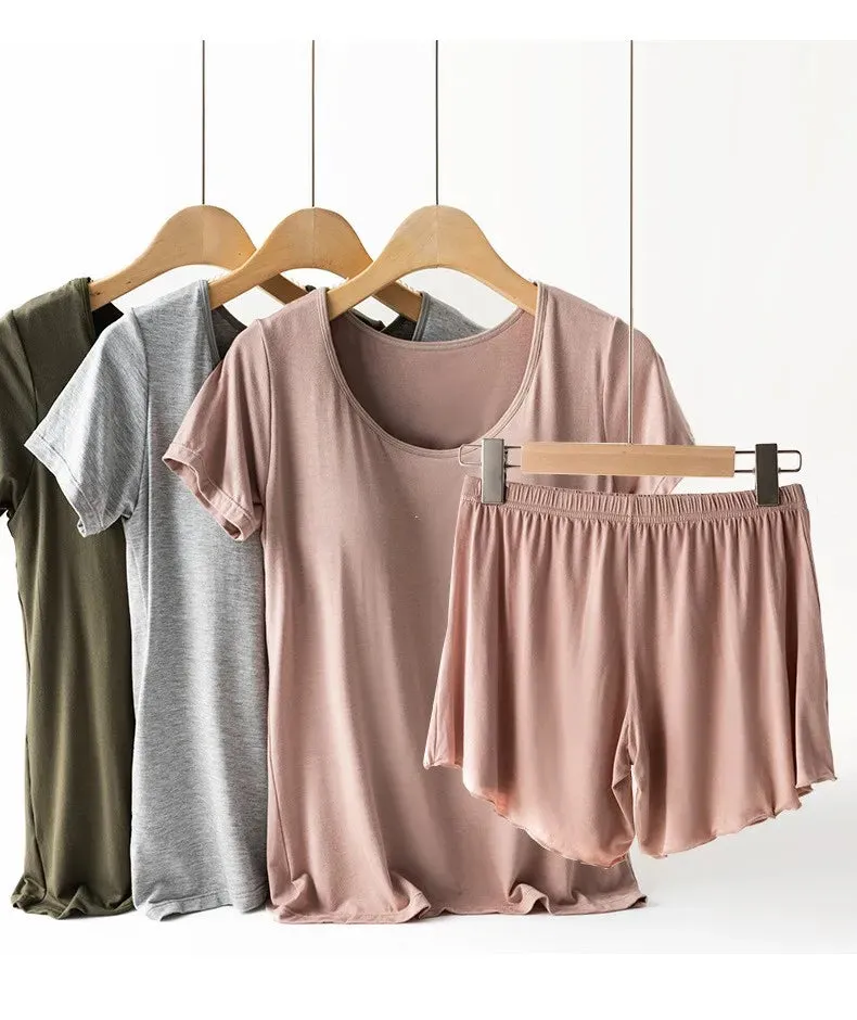 Sustainable Lounge Set | Built-In Bra