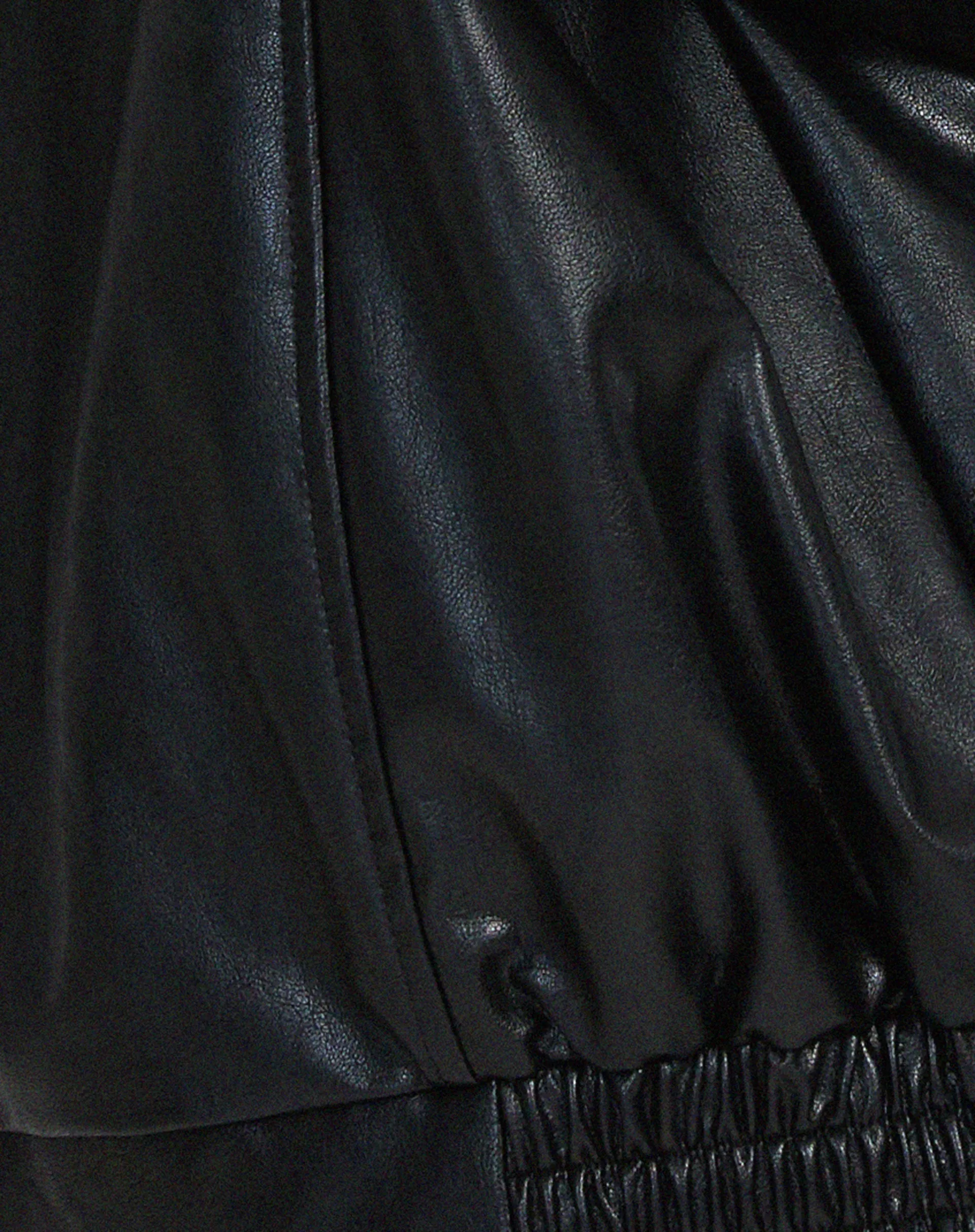 Sybil | Loose Leather Jacket