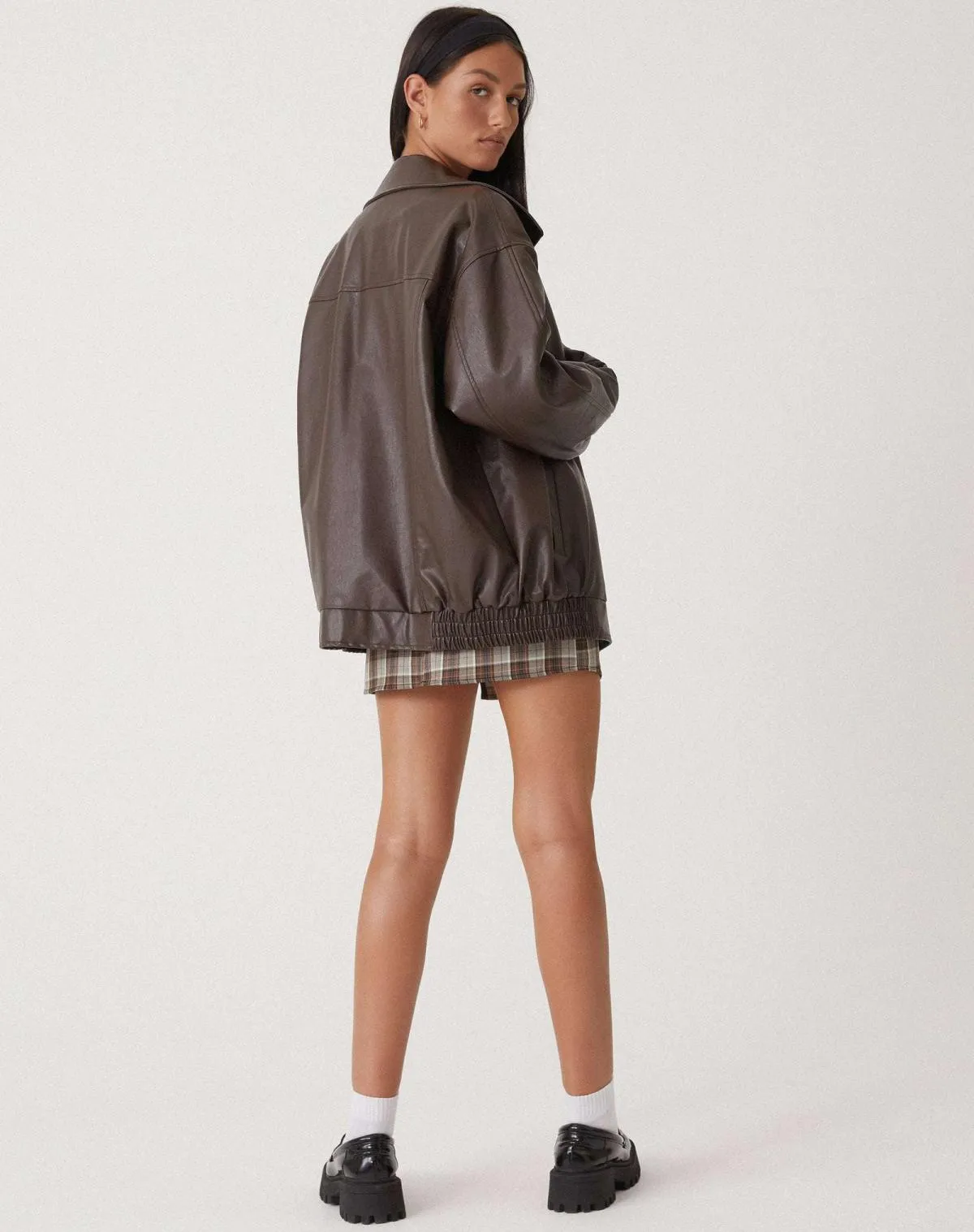 Sybil | Loose Leather Jacket