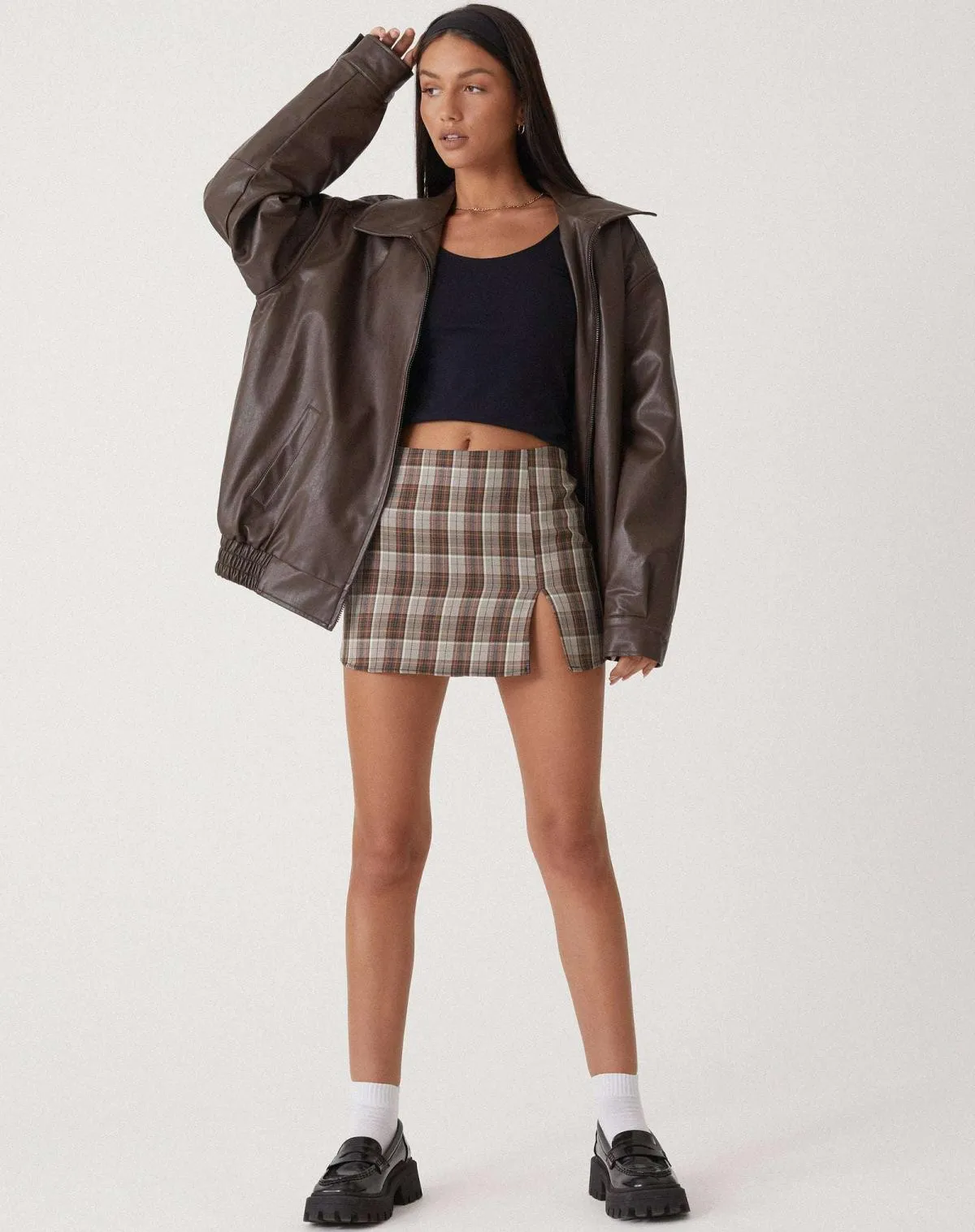 Sybil | Loose Leather Jacket