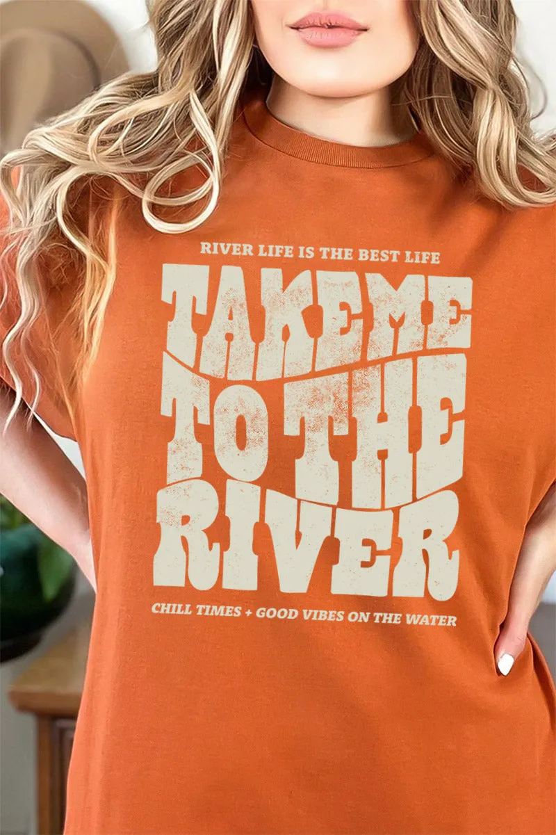 Take Me To The River Short Sleeve Relaxed Fit T-Shirt