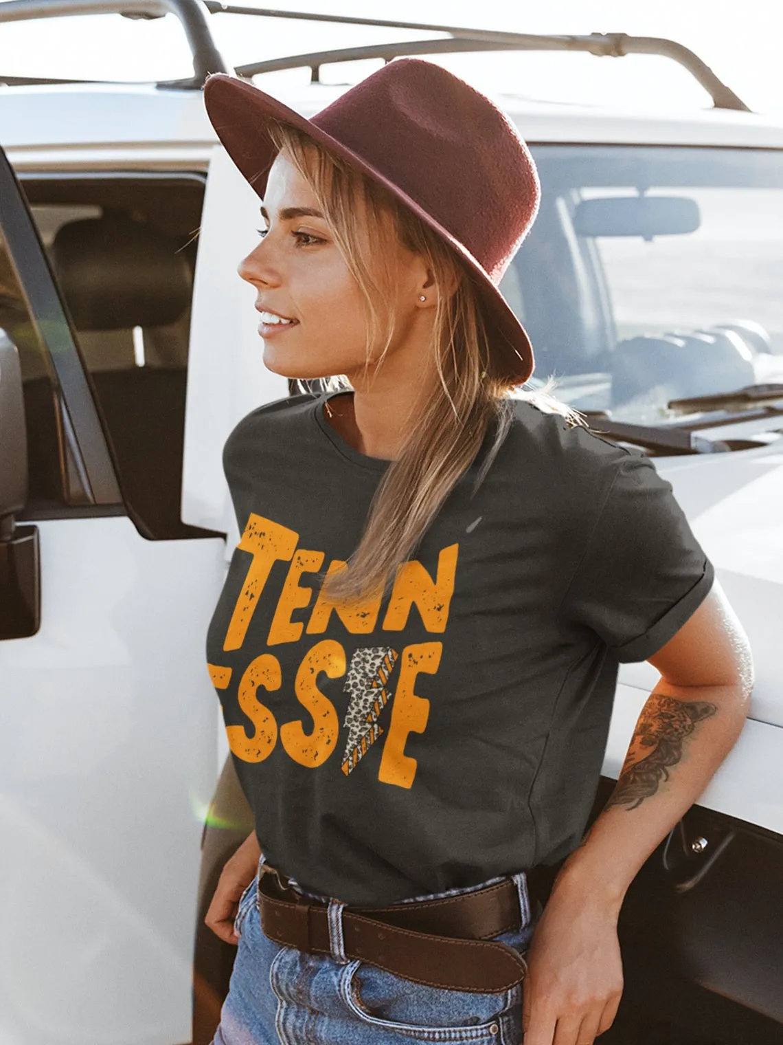 Tennessee Bolt Soft Style Tee/ TN Print Tee/Tennessee Shirt / TN Shirt