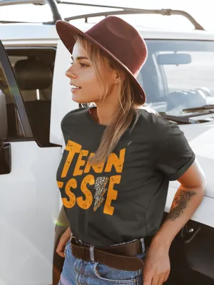Tennessee Bolt Soft Style Tee/ TN Print Tee/Tennessee Shirt / TN Shirt