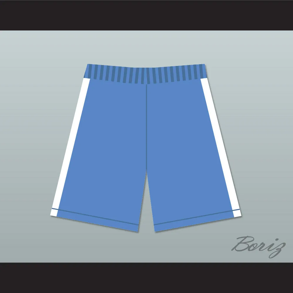 The East Coast Jets Light Blue Male Cheerleader Shorts