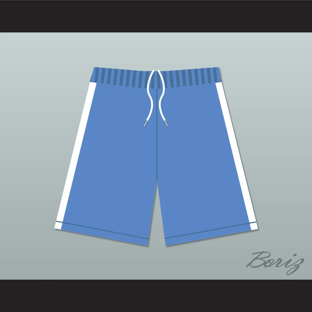 The East Coast Jets Light Blue Male Cheerleader Shorts