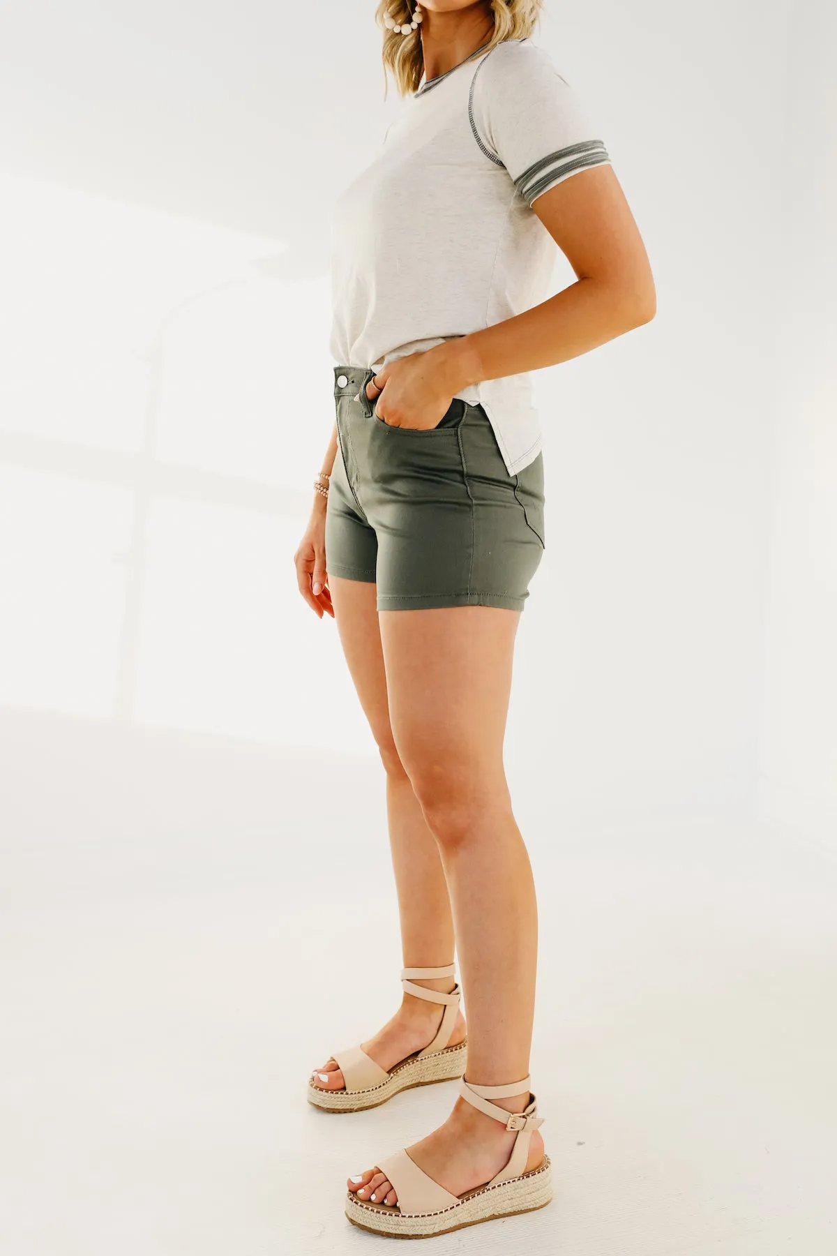 The Lucas High Rise Jean Shorts - FINAL SALE