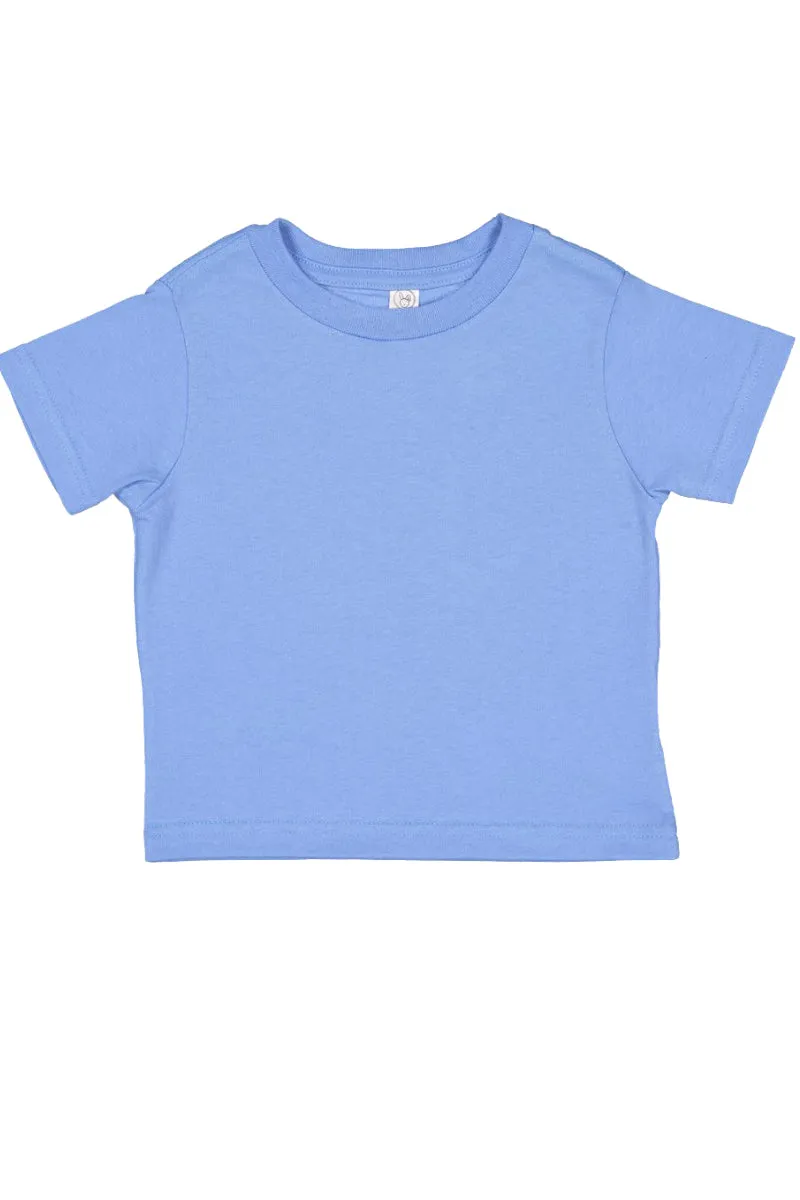 Toddler Patriotic Highland Cow Cotton Jersey Tee