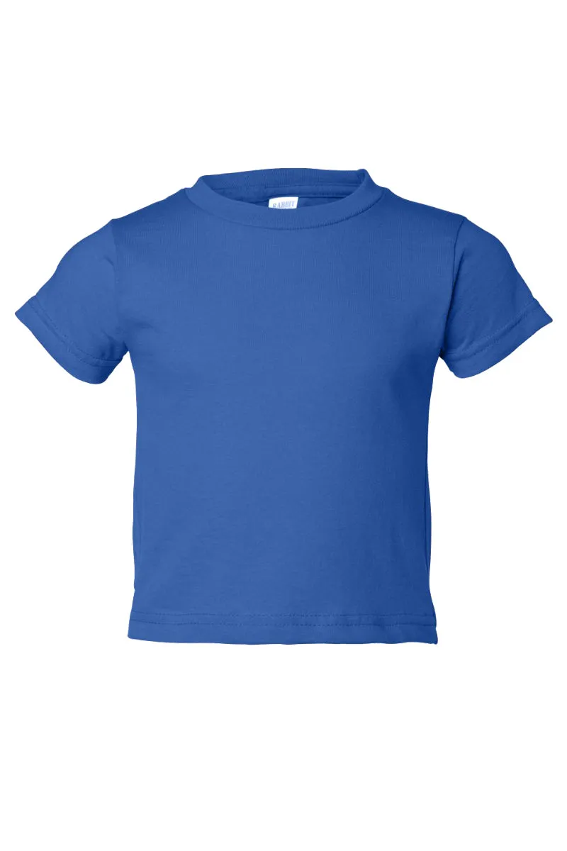 Toddler Patriotic Highland Cow Cotton Jersey Tee