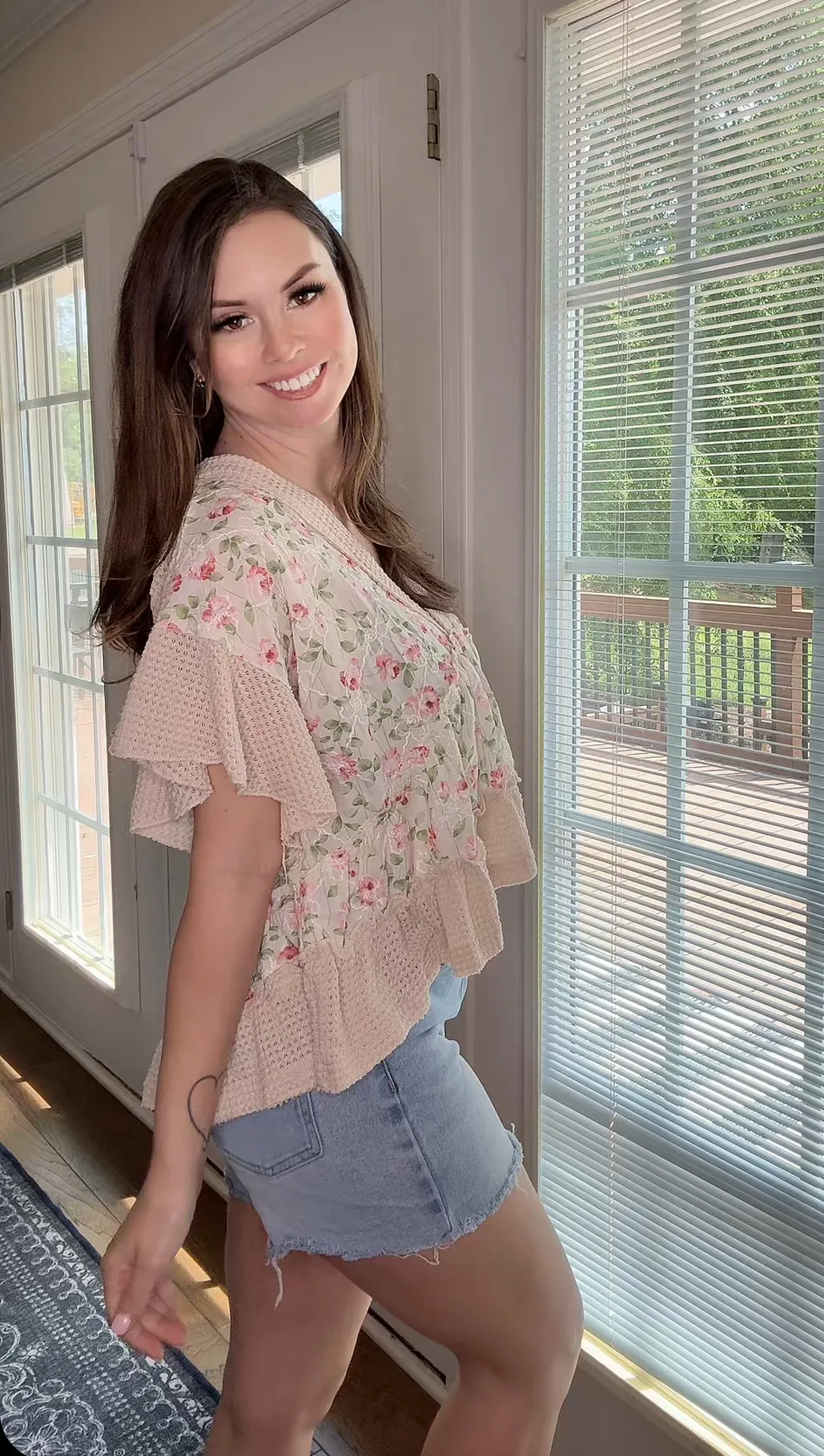 Too Cute Floral Top (POL)