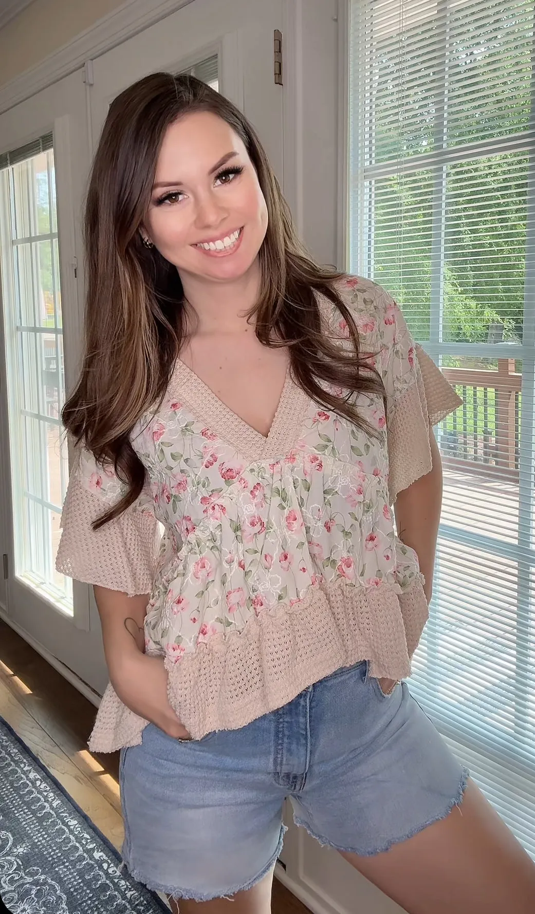 Too Cute Floral Top (POL)