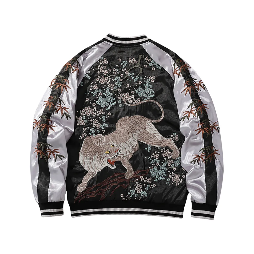 Tora™ White Tiger Sukajan Embroidered Jacket (60% OFF)