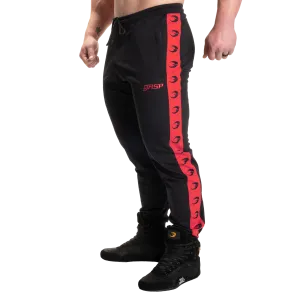 Track Suit Pants, Black/Red