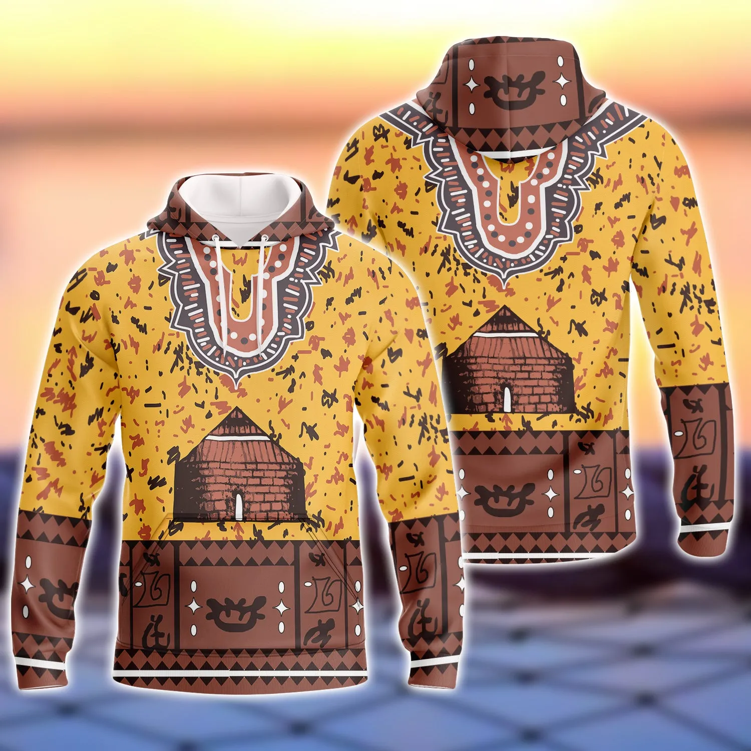 Traditional African - 3D Full Print - 1119