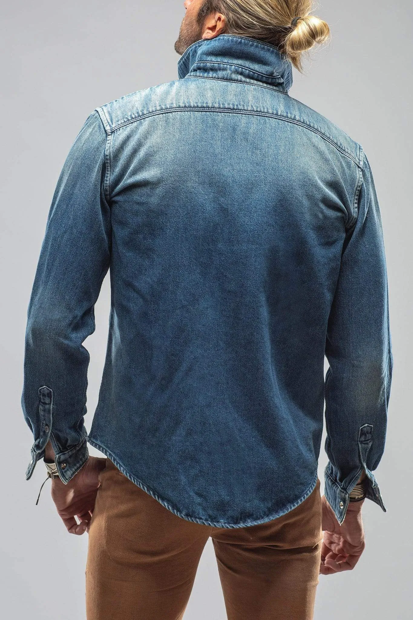 Trapper Denim Snap Shirt