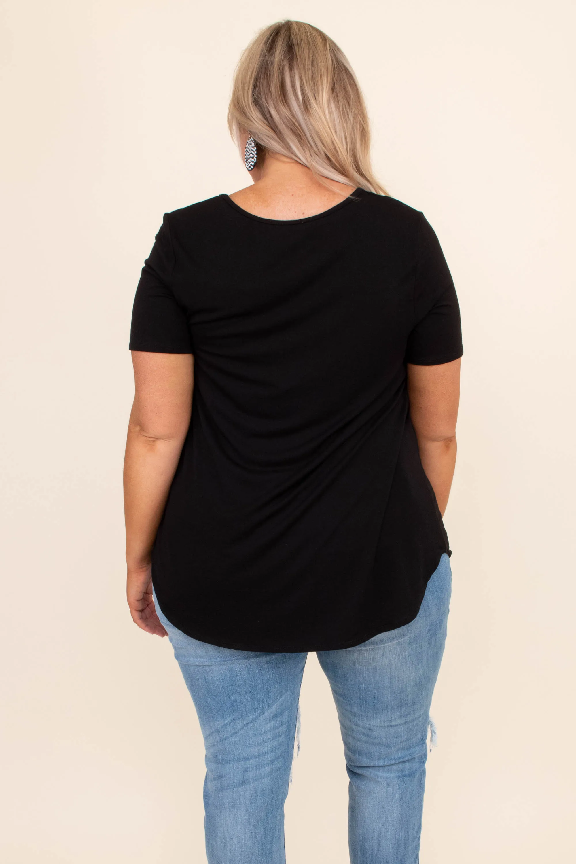 Two Way Street Top, Black
