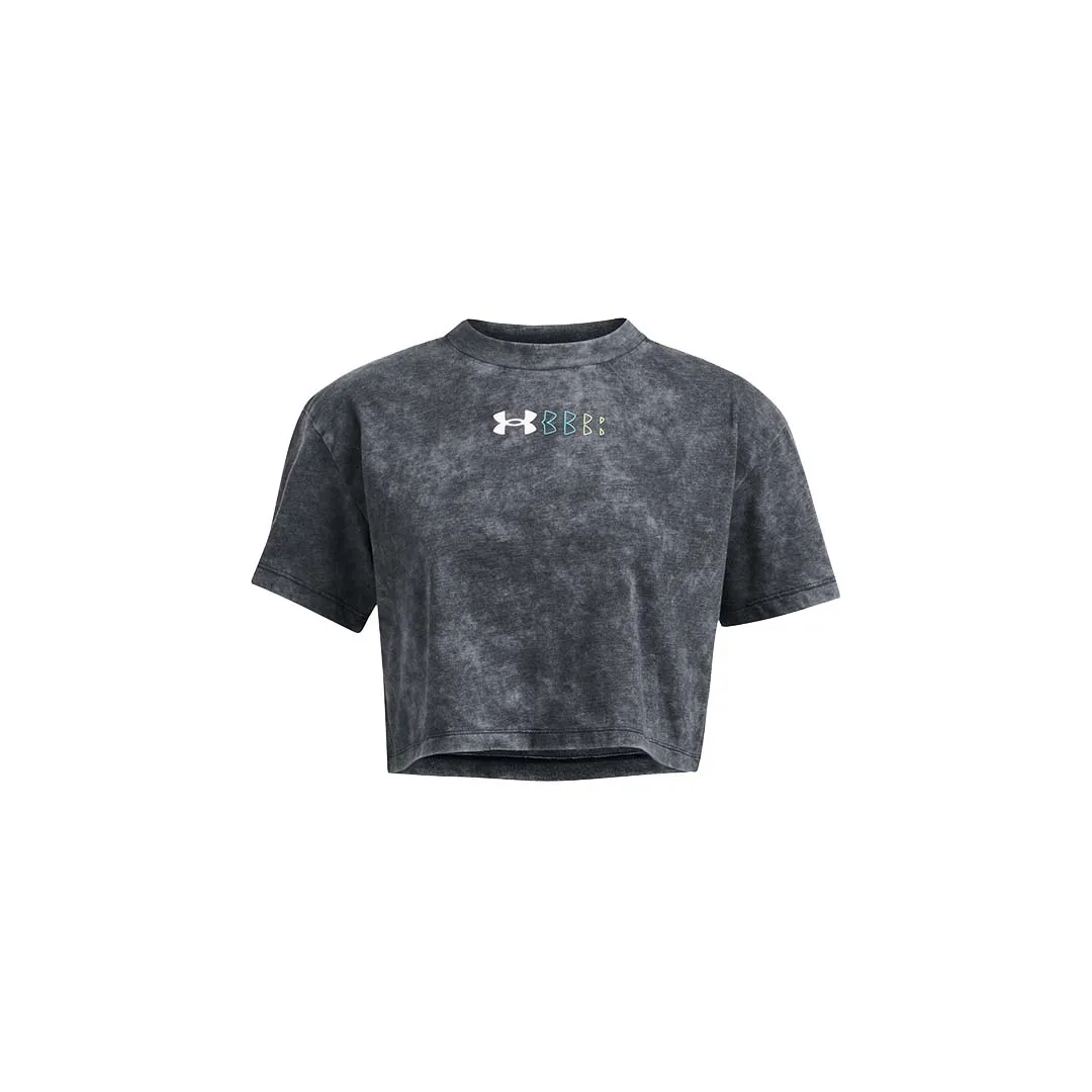 UA Women Wash Logo Repeat Crop Short Sleeve | 1385993