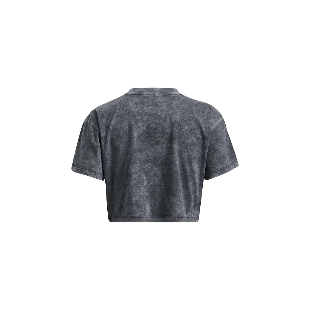 UA Women Wash Logo Repeat Crop Short Sleeve | 1385993