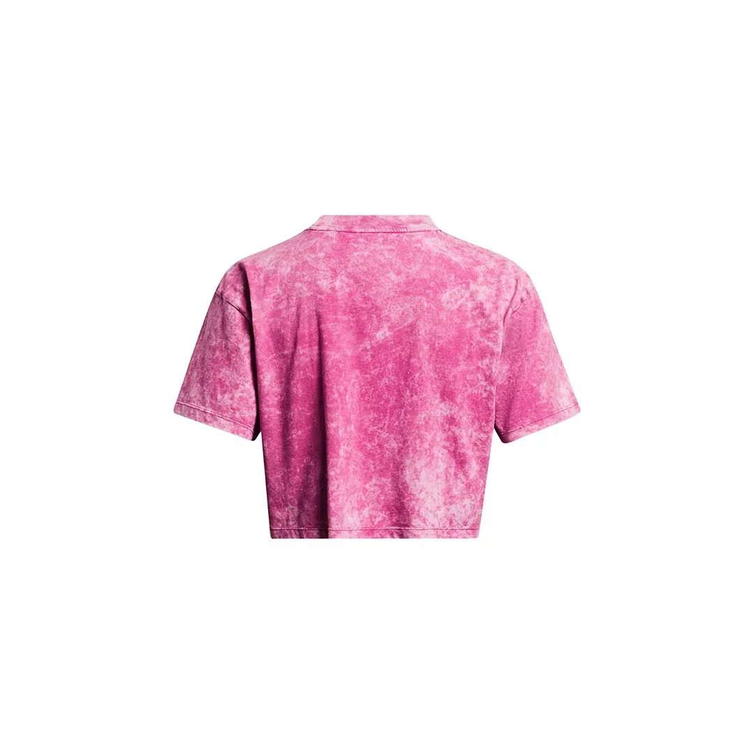 UA Women Wash Logo Repeat Crop Short Sleeve | 1385993