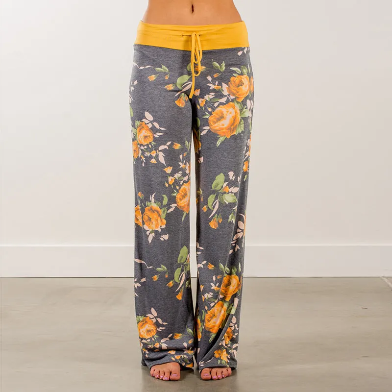 Ultra Soft Patterned Colorful Loose Pants