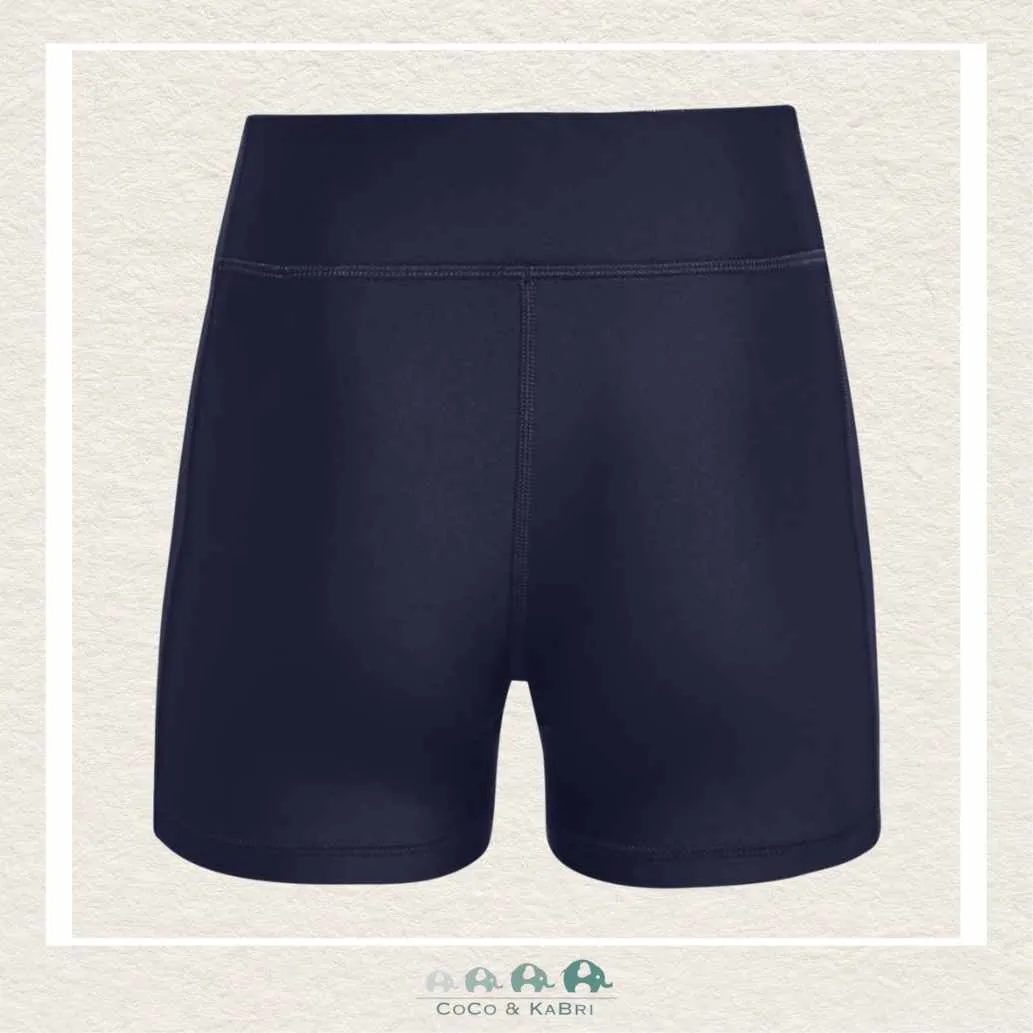 Under Armour: Girls' HeatGear® Armour Shorty Team 4" Shorts - Navy