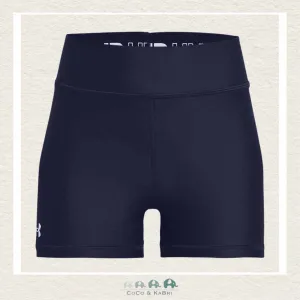 Under Armour: Girls' HeatGear® Armour Shorty Team 4" Shorts - Navy