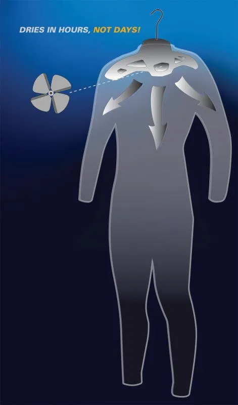 Underwater Kinetics Hangair wetsuit/drysuit hanger