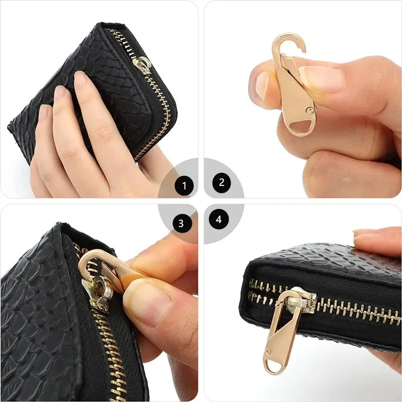 Universal Instant Zipper Repair Kit – Quick Fix Replacement Sliders & Teeth